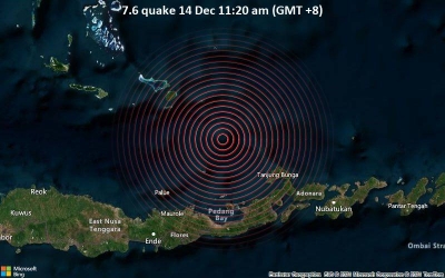 Ισχυρός σεισμός 7,3 Ρίχτερ στην Ινδονησία – Ήρθη η προειδοποίηση για τσουνάμι