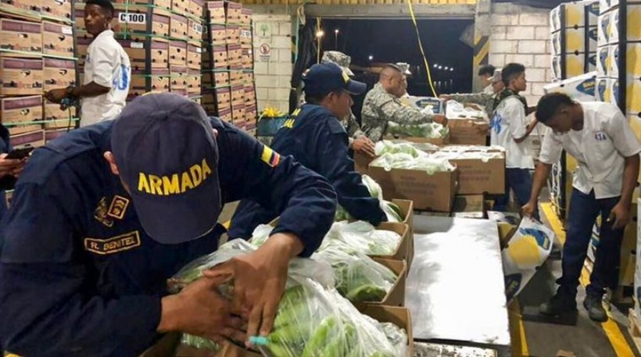 Ιταλία: 1,2 τόνος κοκαΐνης κατασχέθηκε μέσα σε εμπορευματοκιβώτιο με μπανάνες