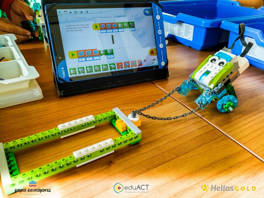 Το Πρόγραμμα Εκπαιδευτικής Ρομποτικής «Μικροί Επιστήμονες στον Δήμο Αριστοτέλη» συνεχίζεται για 2η χρονιά από την eduACT και την «Ελληνικός Χρυσός»