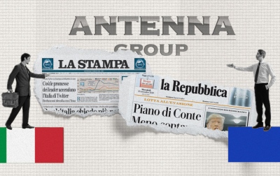 Deutsche Welle : Ο ελληνικός όμιλος ANT1 στο «παιχνίδι» των ιταλικών ΜΜΕ  με την εξαγορά της  La Repubblica