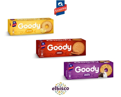 ΕLBISCO: Νέες συσκευασίες για τα αγαπημένα μπισκότα GOODY