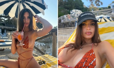 Οι… γυμνές βουτιές της Emily Ratajkowski (vid)