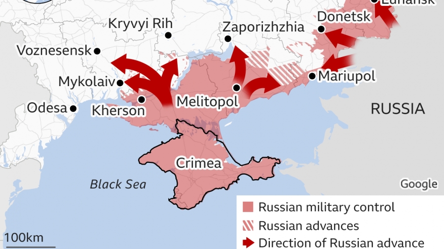 Institute for the Study of War: Οι Ρωσικές δυνάμεις κερδίζουν στα νότια, βομβαρδίζουν το Κίεβο αλλά οι Ουκρανοί δεν παραδίδονται