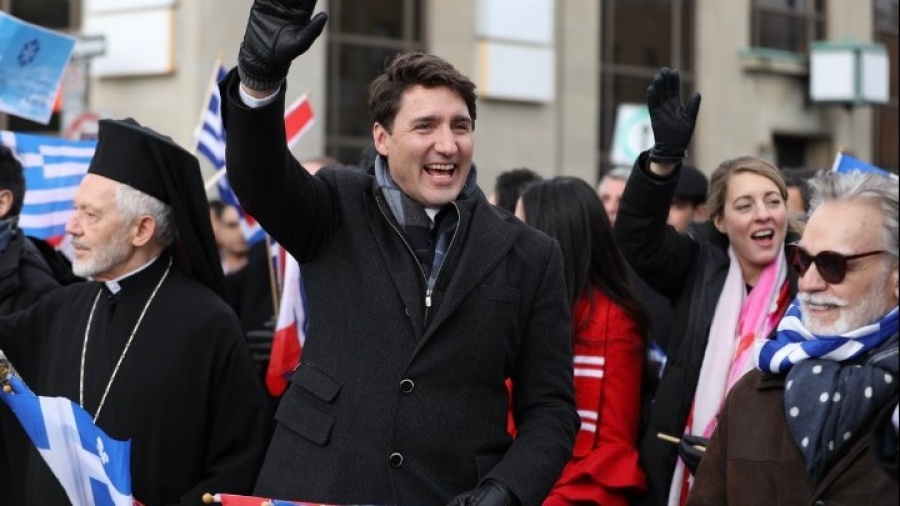 Μήνυμα του πρωθυπουργού του Καναδά για την 25η Μαρτίου: «Zito Hellas!»