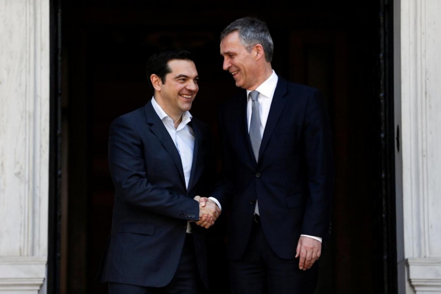 Τσίπρας σε Stoltenberg: Το ΝΑΤΟ πρέπει να αναλάβει πρωτοβουλίες, ώστε να σταματήσουν οι τουρκικές προκλήσεις στο Αιγαίο