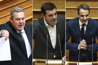 Κυβέρνηση και ΝΔ κονταροχτυπιούνται για το όνομα της ΠΓΔΜ και τη στάση Καμμένου