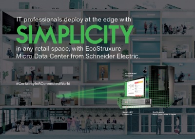 Η Schneider Electric διευρύνει το portfolio εφαρμογών σε Micro Data Centers