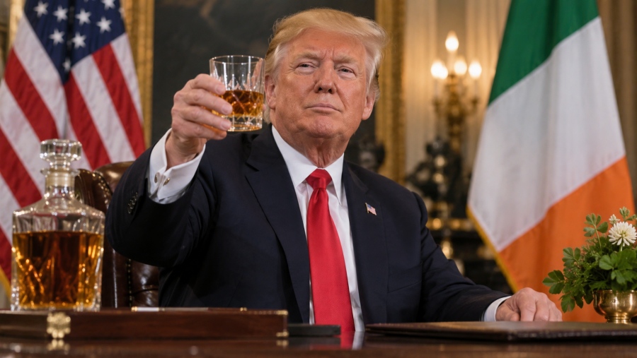 Δασμολογική «κωλοτούμπα» από τον Trump για χάρη της Ιρλανδίας – Έρχεται τέλος στους δασμούς του Irish whiskey