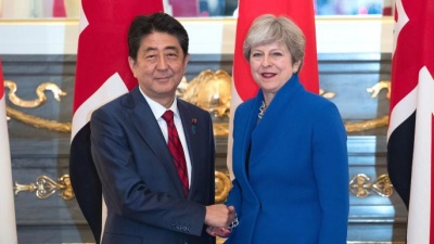 Υπέρ της συμμετοχής της Βρετανίας στο εμπορικό σύμφωνο TTP, τάσσεται η Ιαπωνία