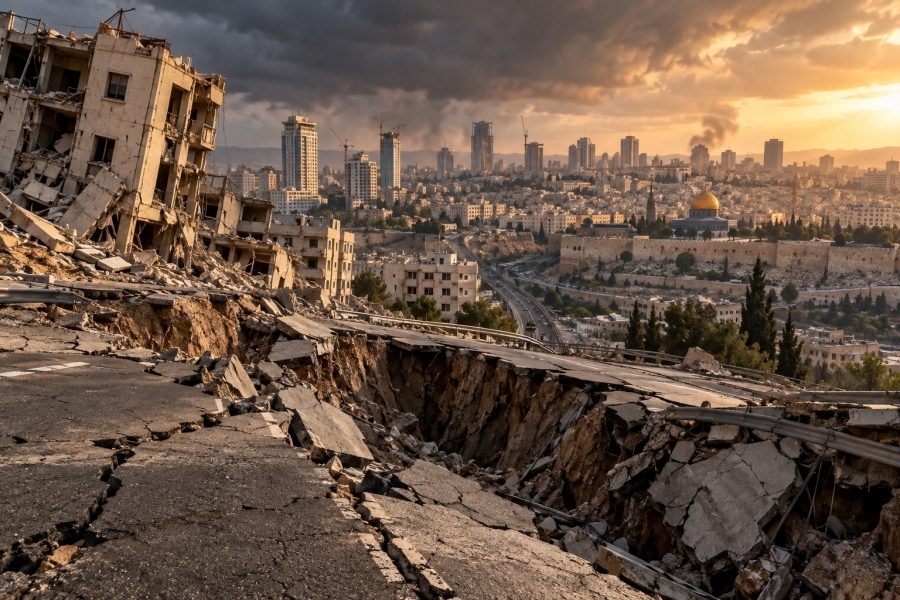 Fear of a mega-earthquake in 2027 in Israel - The 10 cities at risk of flattening with thousands of casualties