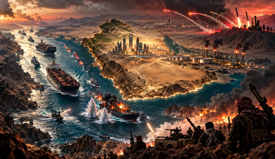 Τρία σενάρια - «φωτιά» για τη Σαουδική Αραβία - Παγιδευμένη στην Ερυθρά Θάλασσα, Houthis και Ιράν σφίγγουν τον κλοιό