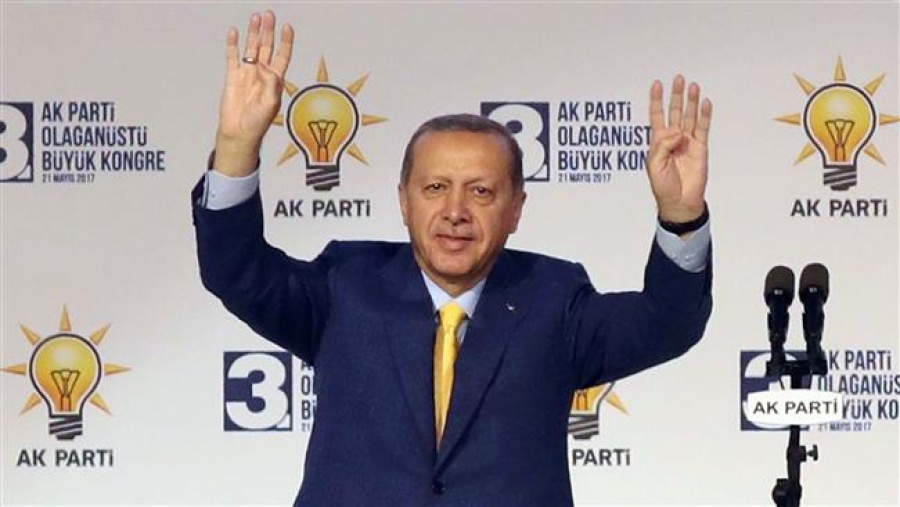 Τουρκία: Ο Erdogan επανεξελέγη στην ηγεσία του κυβερνώντος κόμματος Δικαιοσύνης και Ανάπτυξης