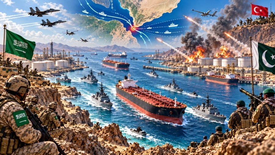 Yemen: Houthis dismantle Saudi Arabia, Turkey and Pakistan rush to support - Bab el-Mandeb 