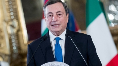 Ο Mario Draghi θετικός στην Covid