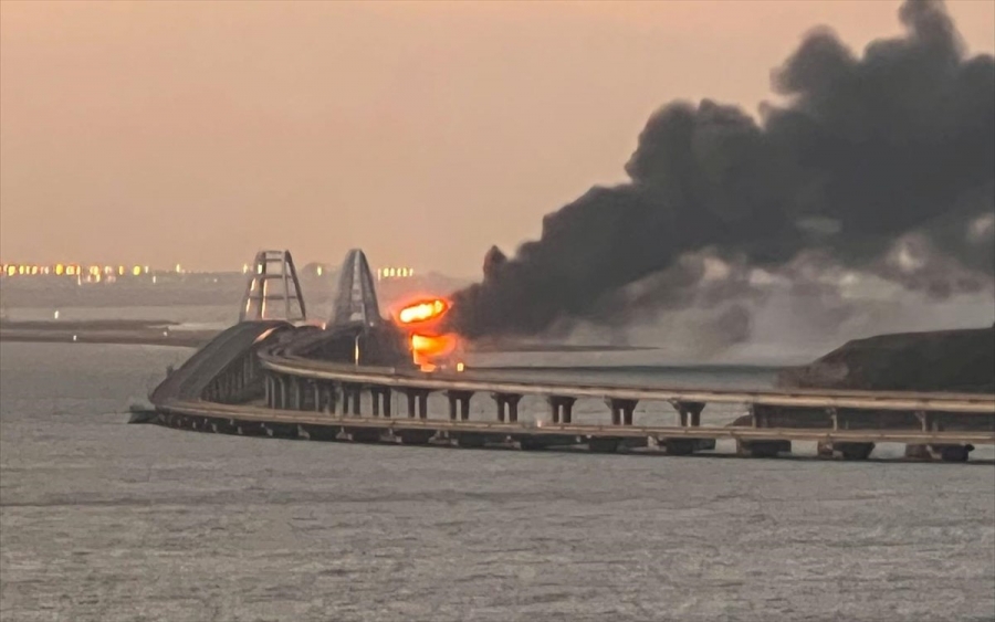 Ρωσία: Έως τον Ιούλιο 2023 θα έχει επισκευαστεί η γέφυρα της Κριμαίας