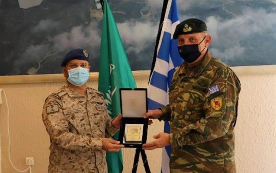 Οι εξελίξεις στην Αν. Μεσόγειο στο επίκεντρο των Αρχηγών ΓΕΕΘΑ Σ. Αραβίας - Ελλάδας