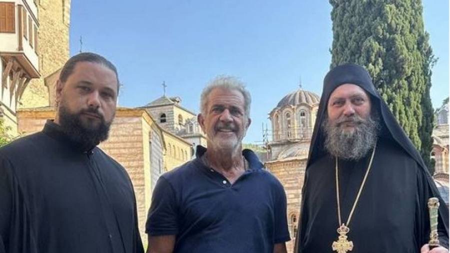 Στο Άγιο Όρος ο χολιγουντιανός σταρ Mel Gibson - Τι δήλωσε από τη Μονή Χιλανδαρίου