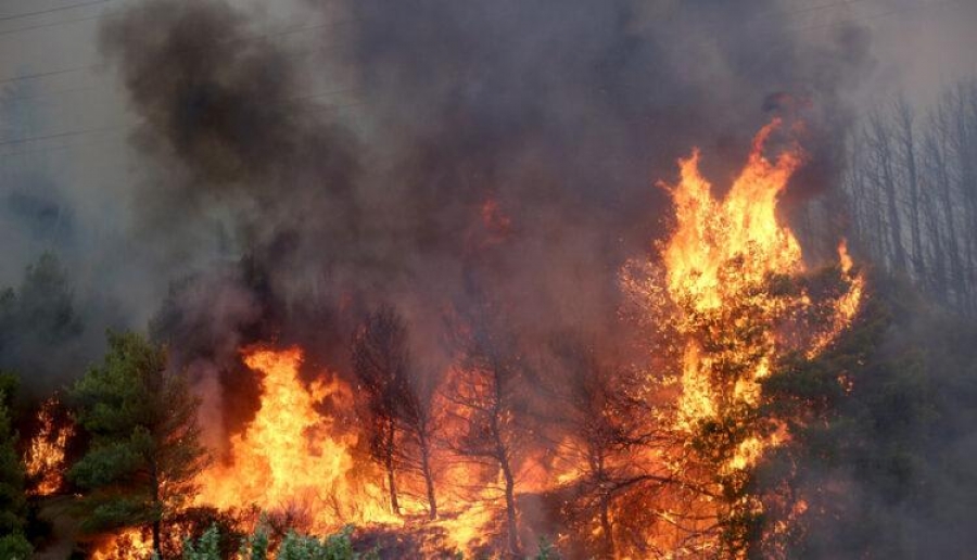 Εγκλωβισμένος στις φλόγες κάτοικος της Δροσοπηγής