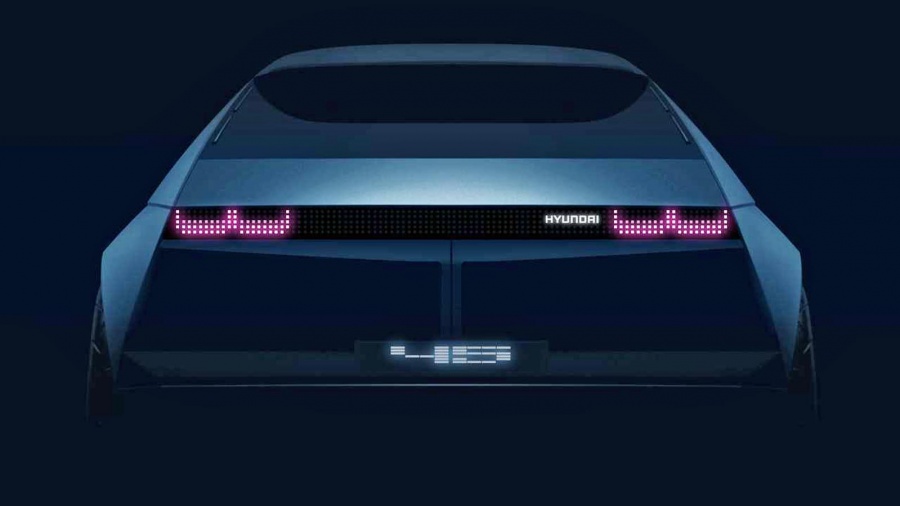 To Hyundai 45 είναι ένα ηλεκτρικό με ρετρό καταβολές