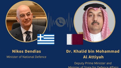 Επικοινωνία του Νίκου Δένδια με τον Υπουργό Άμυνας του Κατάρ για την συνδρομή βοήθειας για τις πυρκαγιές