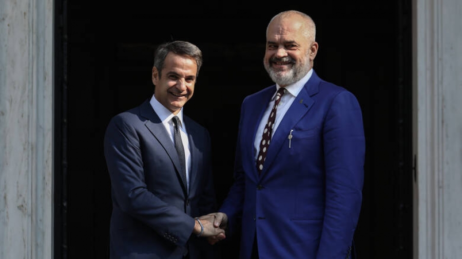 Ο Κυριάκος Μητσοτάκης συνεχάρη τον Αλβανό πρωθυπουργό Rama για την εκλογική του νίκη