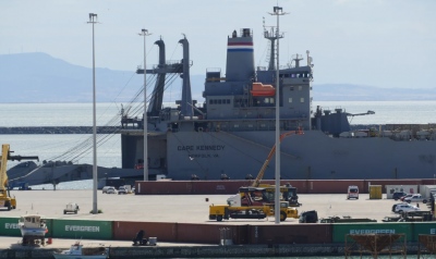 Στρατηγικός κόμβος των ΗΠΑ η Ελλάδα: Το εντυπωσιακό «CAPE KENNEDY» έδεσε στην Αλεξανδρούπολη