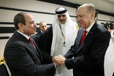 Erdogan και Sisi συζήτησαν για τον πόλεμο στη Γάζα και την ανθρωπιστική βοήθεια