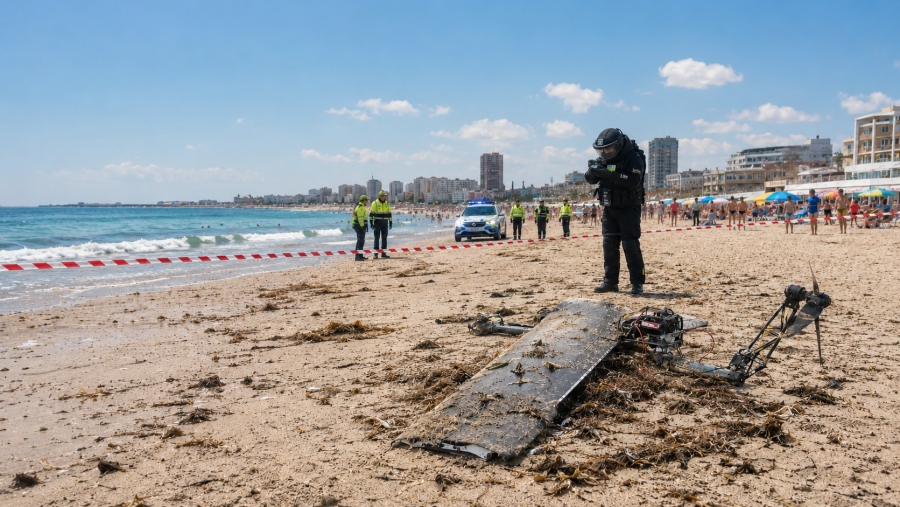 Συντρίμμια drones μαζεύουν λουόμενοι στη δημοφιλή παραλία Moderna της Ρουμανίας - Σε επιφυλακή οι αρχές