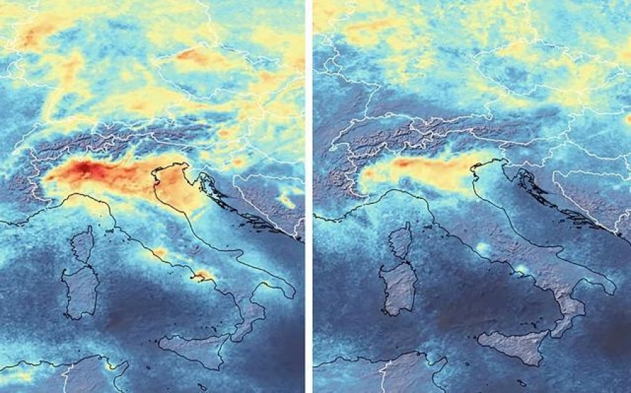 Ευρώπη: Θεαματική μείωση της ρύπανσης χάρη στα μέτρα κατά του κορωνοϊού