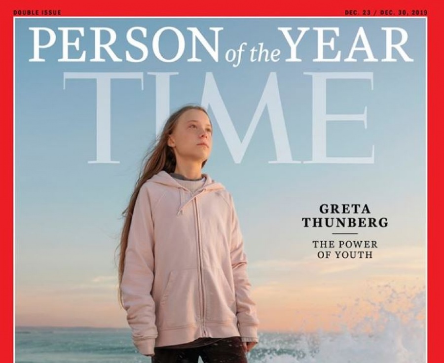 Η Greta Thunberg είναι το πρόσωπο της χρονιάς 2019 για το περιοδικό Time