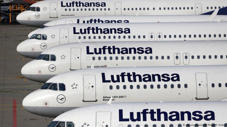 Γερμανία: Νέα κρατική οικονομική ενίσχυση ζητά η Lufthansa - Στα 5,6 δισ ευρώ το έλλειμμα το 2020