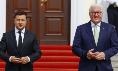 Zelensky σε Steinmeier: Πραγματική φίλη και σύμμαχος η Γερμανία - Ευχαριστούμε για την στήριξη, μαζί θα κερδίσουμε