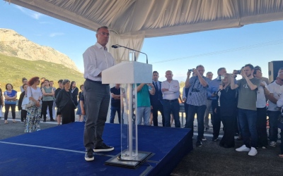 Εγκαινιάστηκε η νέα οδική γέφυρα του Ευήνου – Σταϊκούρας: «Τρία στα τρία για την Αιτωλοακαρνανία»