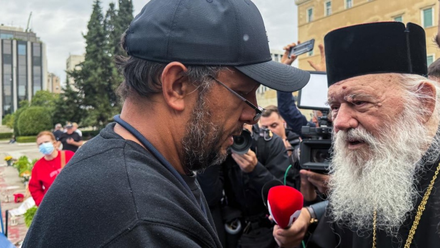 Στον απεργό πείνας Πάνο Ρούτσι, ο Αρχιεπίσκοπος Ιερώνυμος: Ένας άνθρωπος υποφέρει