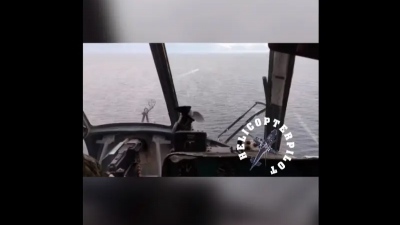 Ρωσικό ελικόπτερο «κυνηγά» και εξοντώνει ουκρανικό drone καμικάζι (βίντεο)