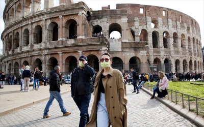 Ιταλία: Μη υποχρεωτικές οι μάσκες στους ανοικτούς χώρους από τις 11 Φεβρουαρίου