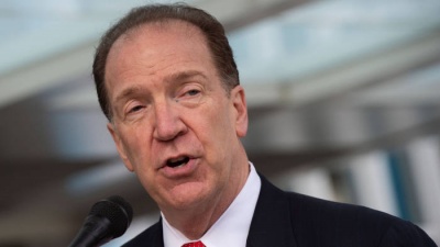 Malpass (World Bank): Η αβεβαιότητα των εμπορικών εντάσεων αυξάνει την ανάγκη για εσωτερικές μεταρρυθμίσεις