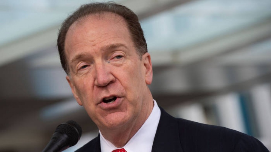 Malpass (World Bank): Η αβεβαιότητα των εμπορικών εντάσεων αυξάνει την ανάγκη για εσωτερικές μεταρρυθμίσεις