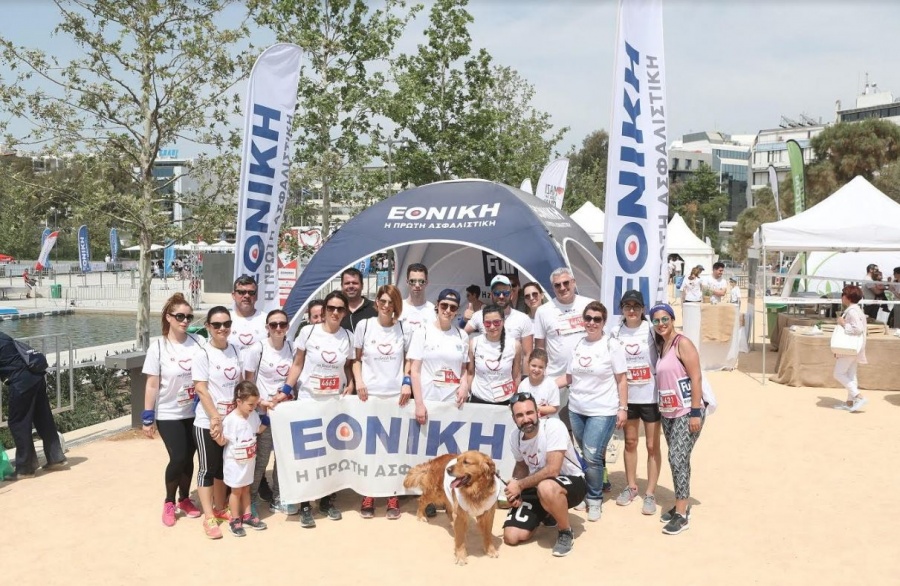 Πρωτιά της Εθνικής Ασφαλιστικής στο No Finish Line Athens 2018