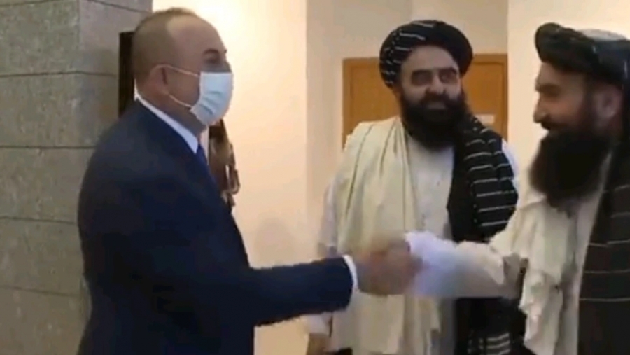 Πρώτη επίσκεψη αντιπροσωπείας των Ταλιμπάν στην Άγκυρα - Η συνάντηση με Cavusoglu