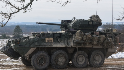 Στροφή στη πολεμική ετοιμότητα - Η Βουλγαρία εξοπλίζεται με τεθωρακισμένα Stryker τελευταίας γενιάς