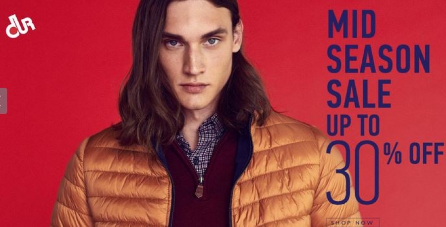 DUR Mid Season Sale έως -30% στα φυσικά καταστήματα και online