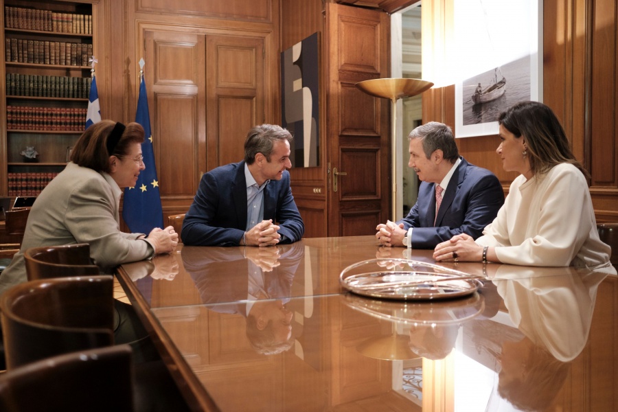 Η αναβάθμιση υποδομών στην Ακρόπολη στη συνάντηση Μητσοτάκη - Ίδρυμα Ωνάση