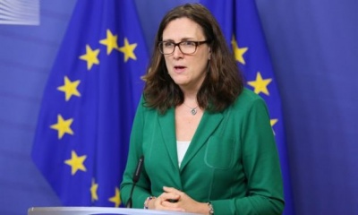 Malmstrom (EE): Χωρίς άμεσο αποτέλεσμα οι συνομιλίες μας με τις ΗΠΑ για τους δασμούς σε χάλυβα και αλουμίνιο