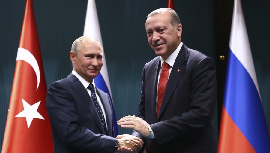 Τηλεφωνική επικοινωνία Putin και Erdogan για την κατάσταση στη Συρία