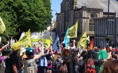 Διαδήλωση για την κλιματική αλλαγή στη Σύνοδο Κορυφής των G7