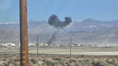 Σοκαριστική συντριβή μαχητικού αεροσκάφους F-16 στη Νότια Καλιφόρνια