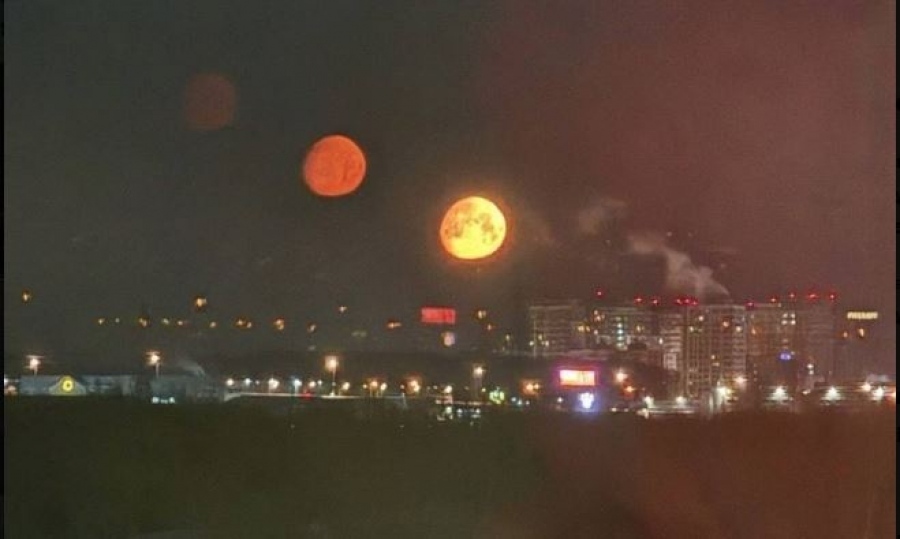 Eerie ‘explosion’ in Moscow sky: Three moons appear as rare phenomenon sparks awe