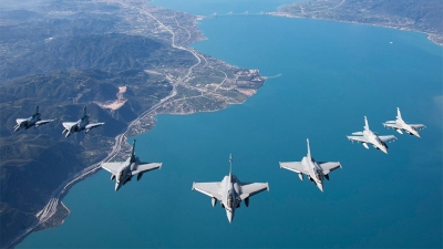 Η πρώτη πτήση των Rafale πάνω από το Αιγαίο