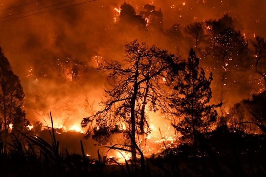 Τραγωδία στην Εύβοια - Στάχτη 350.000 στρέμματα - Εκκενώνεται το Γύθειο - 64 ενεργές πυρκαγιές στην Ελλάδα